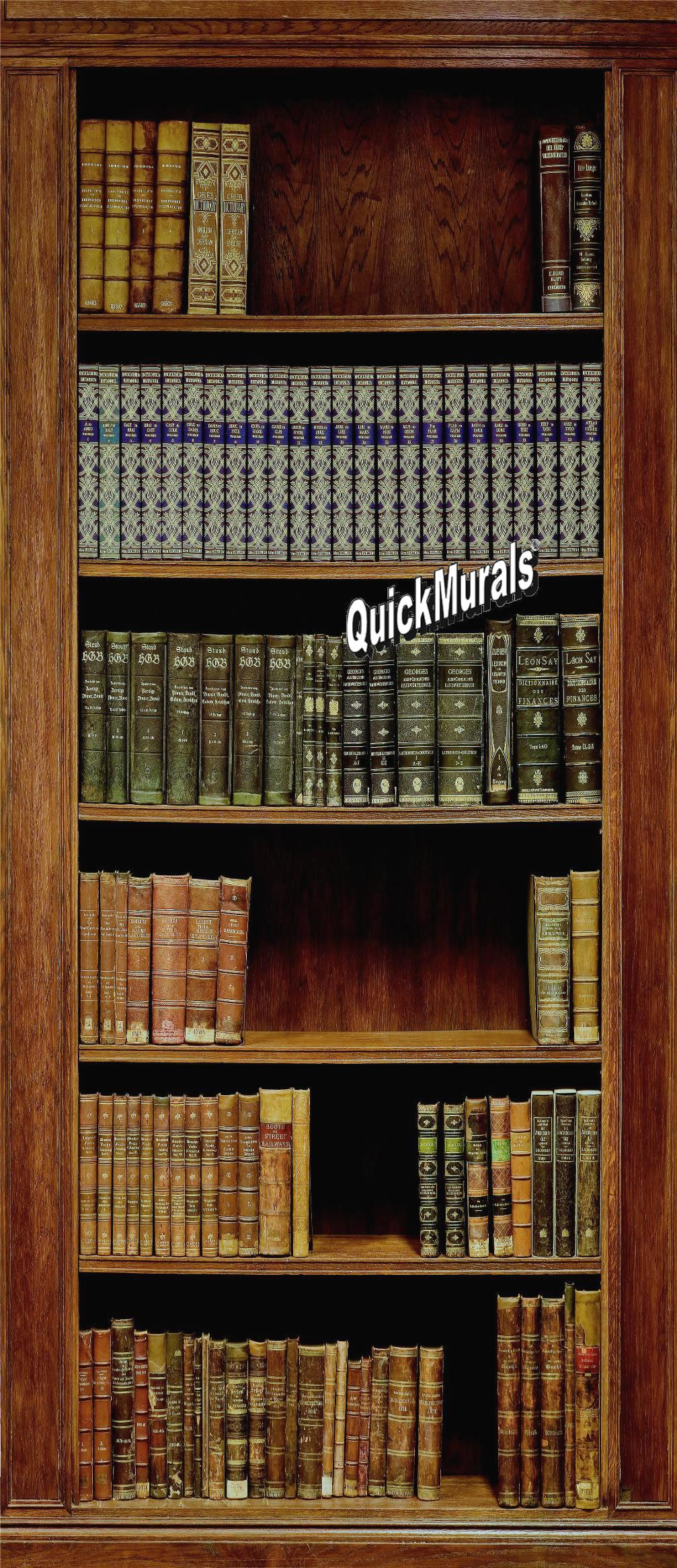 bookcase-wall-mural